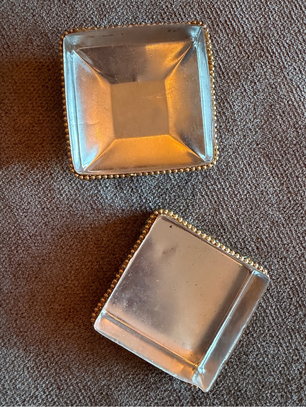 Rhinestone Encrusted Gold Trinket Box - Picture 4 of 8